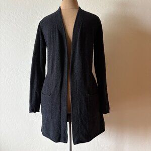 Barefoot Dreams Cozy Chic Lite Long Cardigan, Size XS, Black